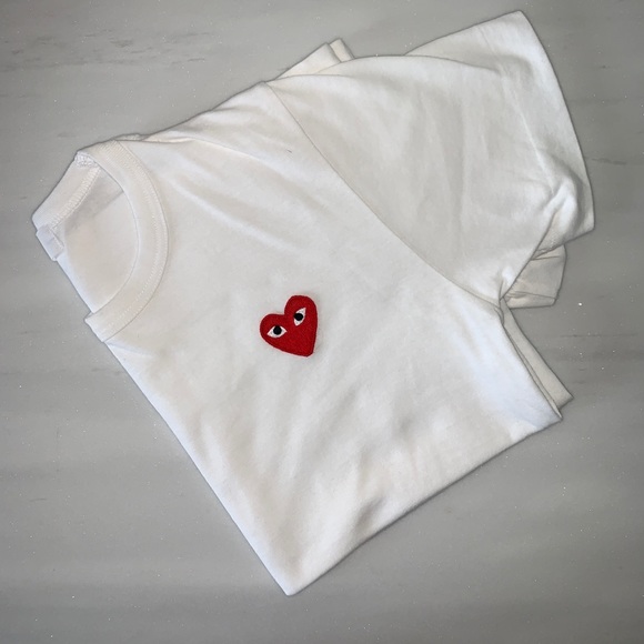Comme des Garçons women’s white t shirt (M)